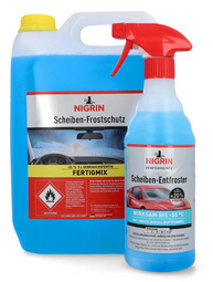 NIGRIN KFZ-Scheiben-Frostschutz + Entfroster, 5 l + 0,6 l