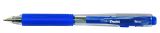 Pentel Kugelschreiber BK437, mit ergonomischer Griffzone, Druckmechanik, 0,35mm, Blau