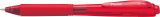 Pentel Kugelschreiber BK440, mit ergonomischer Griffzone, Druckmechanik, 0,35mm, Rot