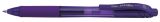 Pentel Liquid Gel-Tintenroller EnerGelX BL107, Druckmechanik, nachfüllbar, 0,35mm, Violett