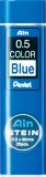 Pentel Feinmine AinStein Farbmine C275, 0,5mm, Blau Inhalt: 20 Farbminen