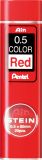 Pentel Feinmine AinStein Farbmine C275, 0,5mm, Rot Inhalt: 20 Farbminen
