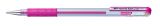 Pentel Metallic-Gel-Tintenroller Hybrid Gel Grip K118, 0,4mm, Metallic-Rot