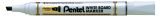 Pentel Whiteboard-Marker MW86, 1,5 - 4,5mm Keilspitze, Schwarz