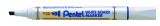 Pentel Whiteboard-Marker MW86, 1,5 - 4,5mm Keilspitze, Blau