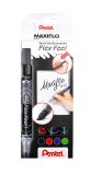 Pentel Whiteboard-Marker Maxiflo Flex-Feel MWL5SBF, flexible Spitze, 4 Schreibfarben im Set