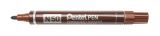 Pentel Permanent-Marker Pentel Pen N50, 2mm Rundspitze, Braun