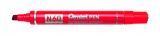 Pentel Permanent-Marker Pentel Pen N60, 1,5 - 5,5mm Keilspitze, Rot