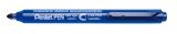 Pentel Permanent-Marker Pentel Pen Slim NXS15, 1mm Rundspitze, Blau