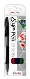 Pentel Faserschreiber Sign Pen S520, 0,8mm, 4 Schreibfarben im Set