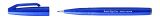 Pentel Brushpen Sign Pen Brush SES15 mit flexibler Pinselspitze, fein schreibend, Blau