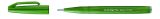 Pentel Brushpen Sign Pen Brush SES15 mit flexibler Pinselspitze, fein schreibend, Olivegrün