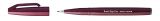 Pentel Brushpen Sign Pen Brush SES15 mit flexibler Pinselspitze, fein schreibend, Braun