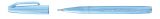 Pentel Brushpen Sign Pen Brush SES15 mit flexibler Pinselspitze, fein schreibend, Blaugrau