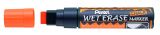 Pentel Kreidemarker Wet Erase, 3,5-10,5mm Keilspitze, Orange