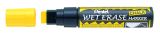 Pentel Kreidemarker Wet Erase, 3,5-10,5mm Keilspitze, Gelb