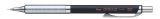 Pentel Druckbleistift Orenz Metallic XPP1005 mit Anti-Minenbruch-Technik, 0,5mm HB, Gehäusefarbe: Silber/Schwarz